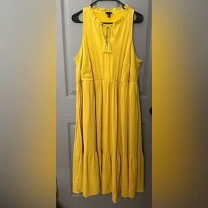 Torrid Midi Wash Gauze Tiered Dress